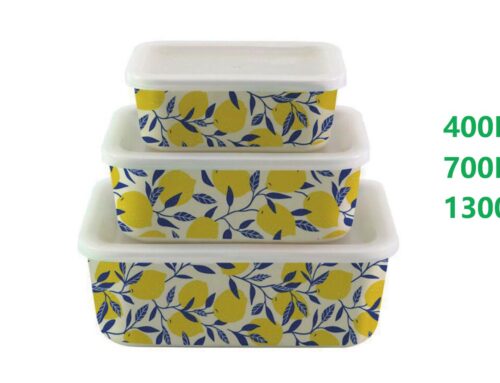 3pcs Bamboo Fiber Food Container Set